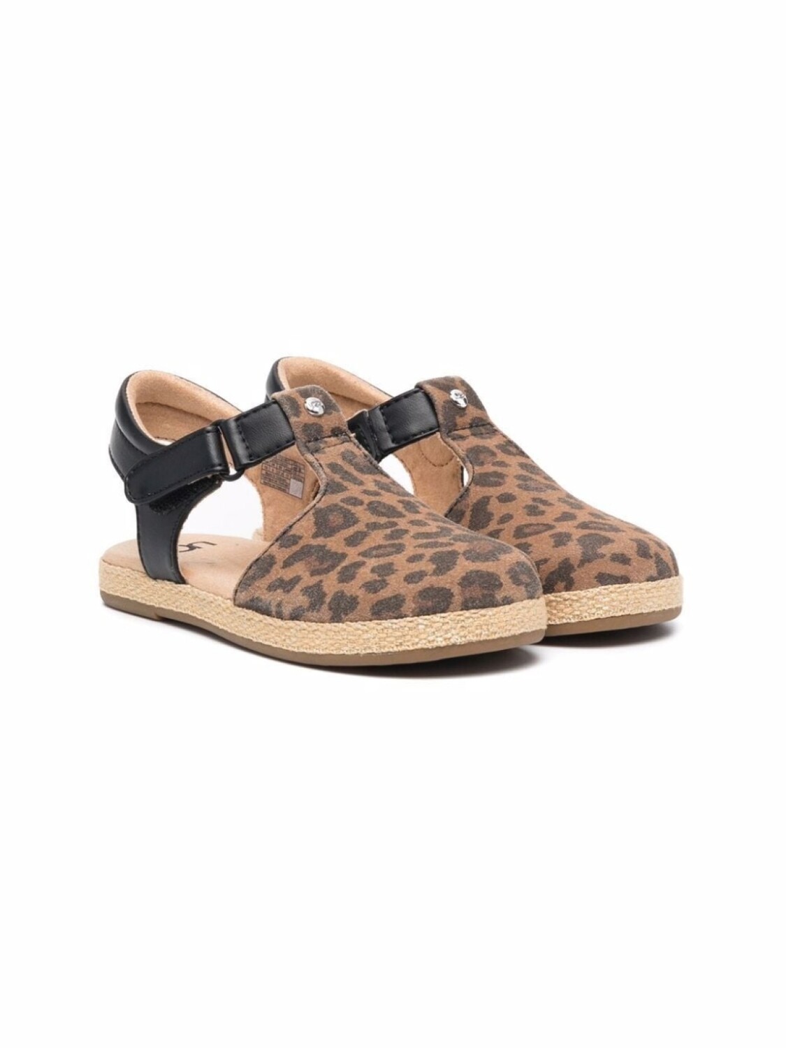 

UGG Kids сандалии Emmery с леопардовым принтом, коричневый