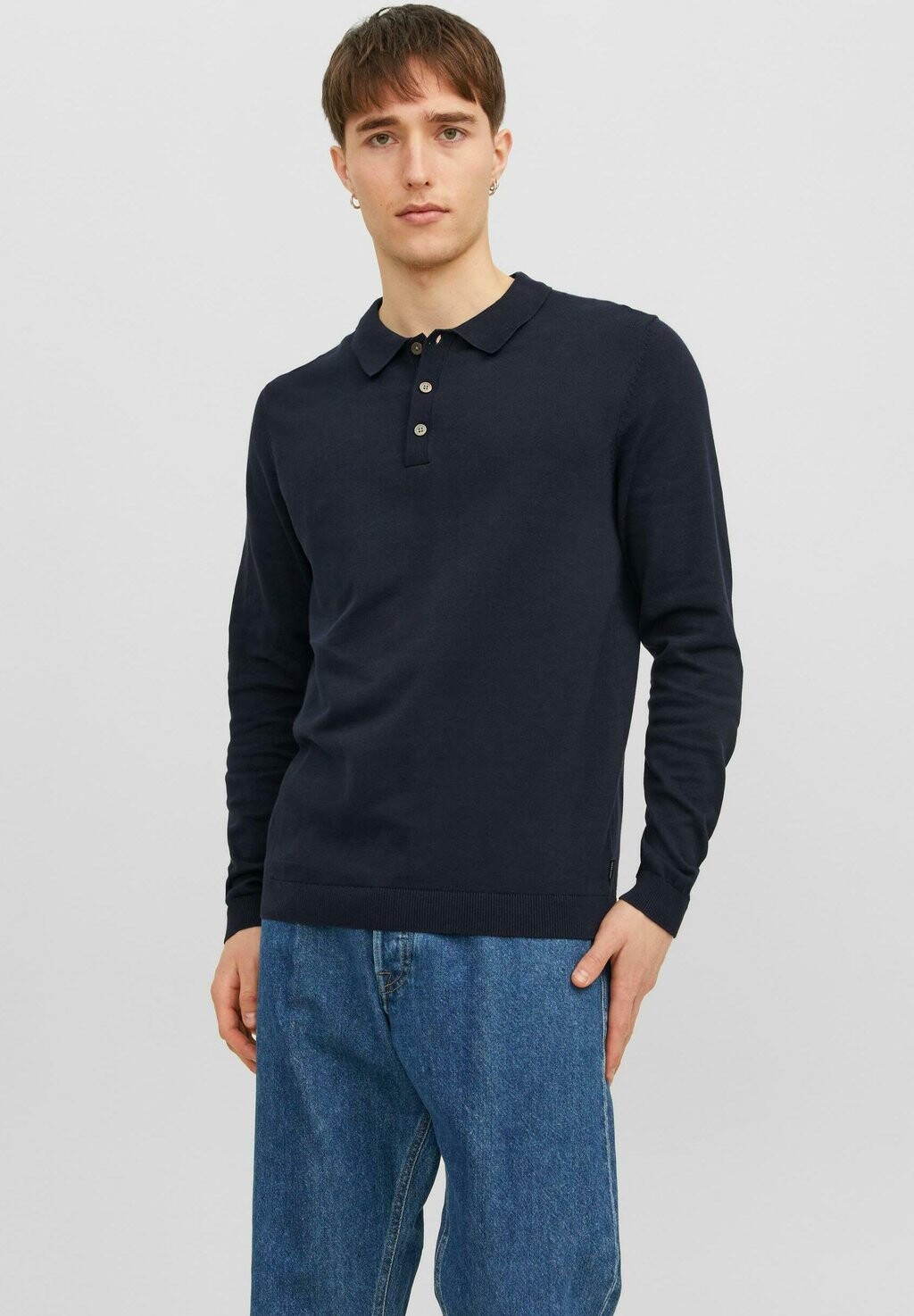 

Рубашка-поло JPRBLAIGOR Jack & Jones, морской синий