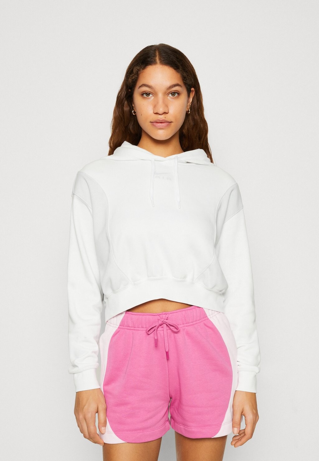

Толстовка с капюшоном Nike Air Mod Crop, белый