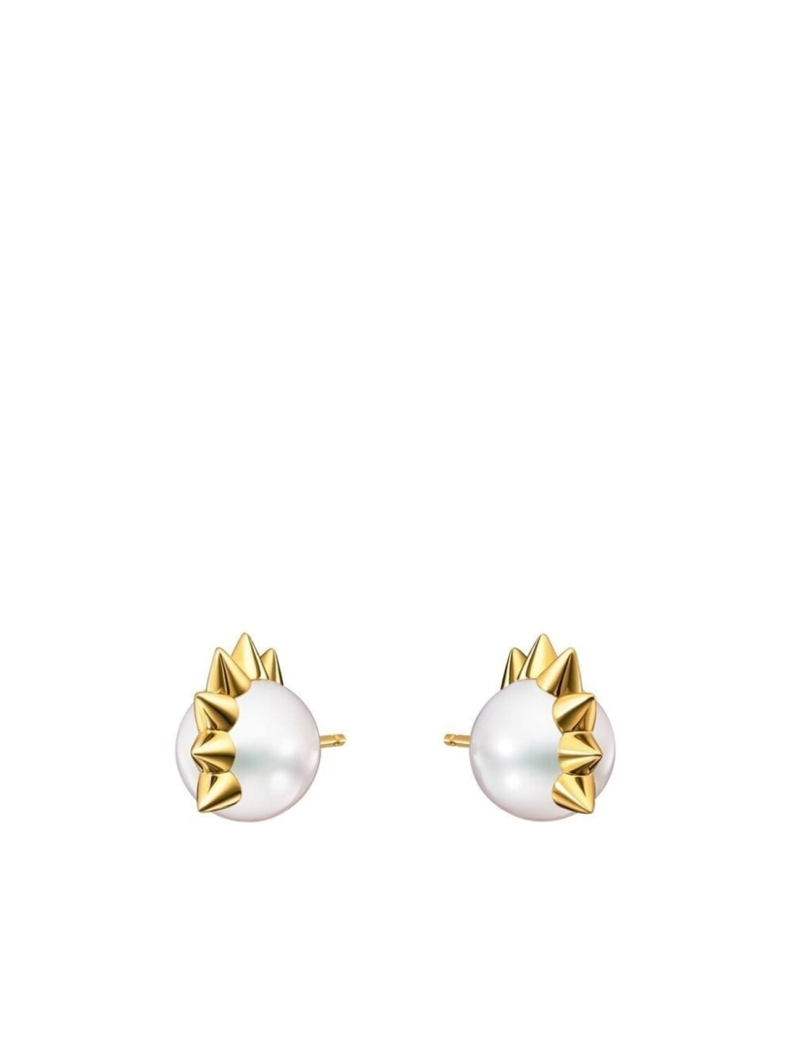 

Серьги-гвоздики Collection Line Danger Spike из желтого золота TASAKI, золотой