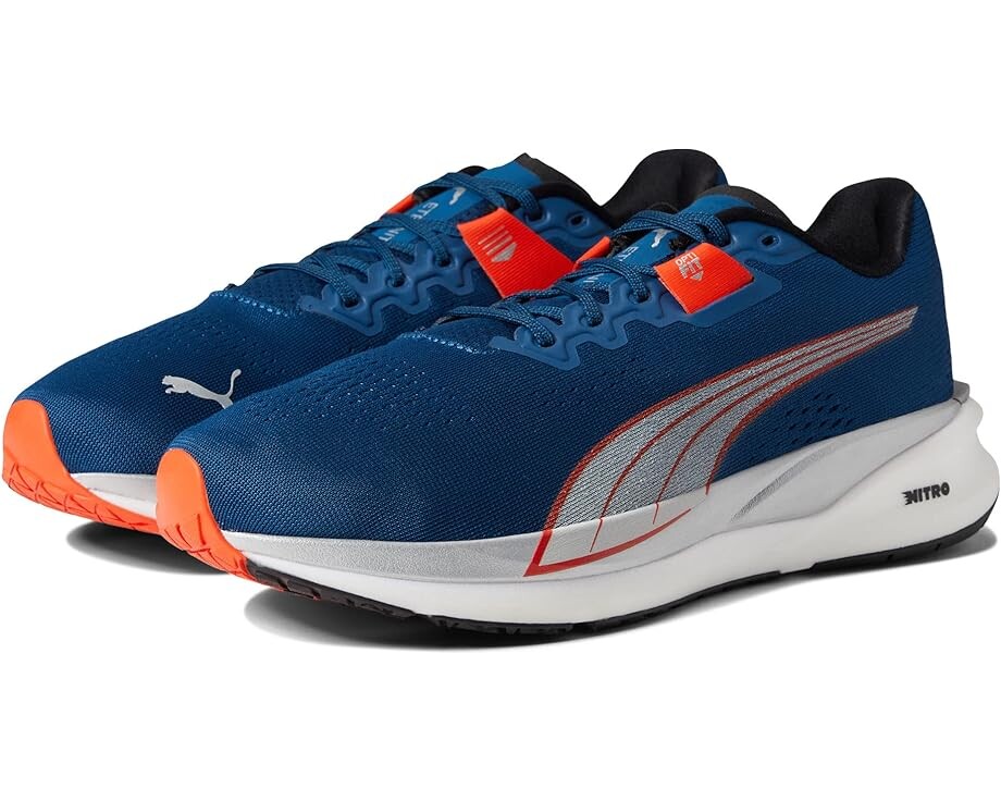 

Кроссовки PUMA Eternity Nitro, цвет Sailing Blue/Puma Black/Cherry Tomato/Puma White