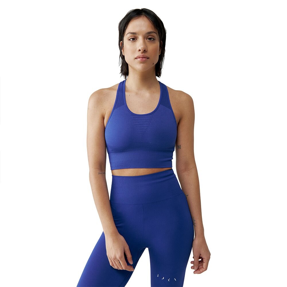 

Спортивный топ Born Living Yoga Aretha Seamless, синий