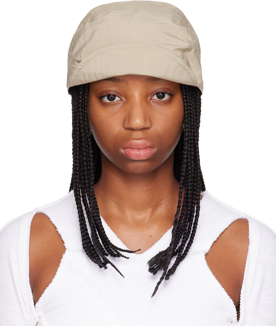 

Beige Shirring Cap Hyein Seo