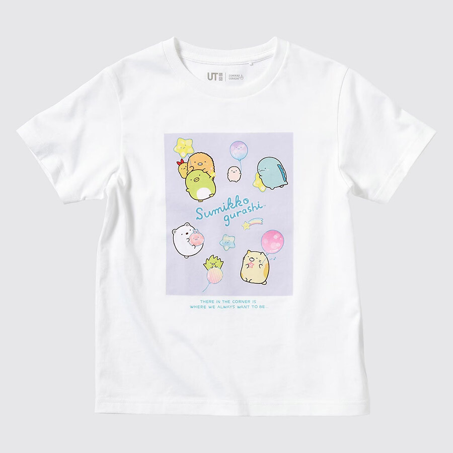 

Футболка Uniqlo UT Sumikkogurashi, белый