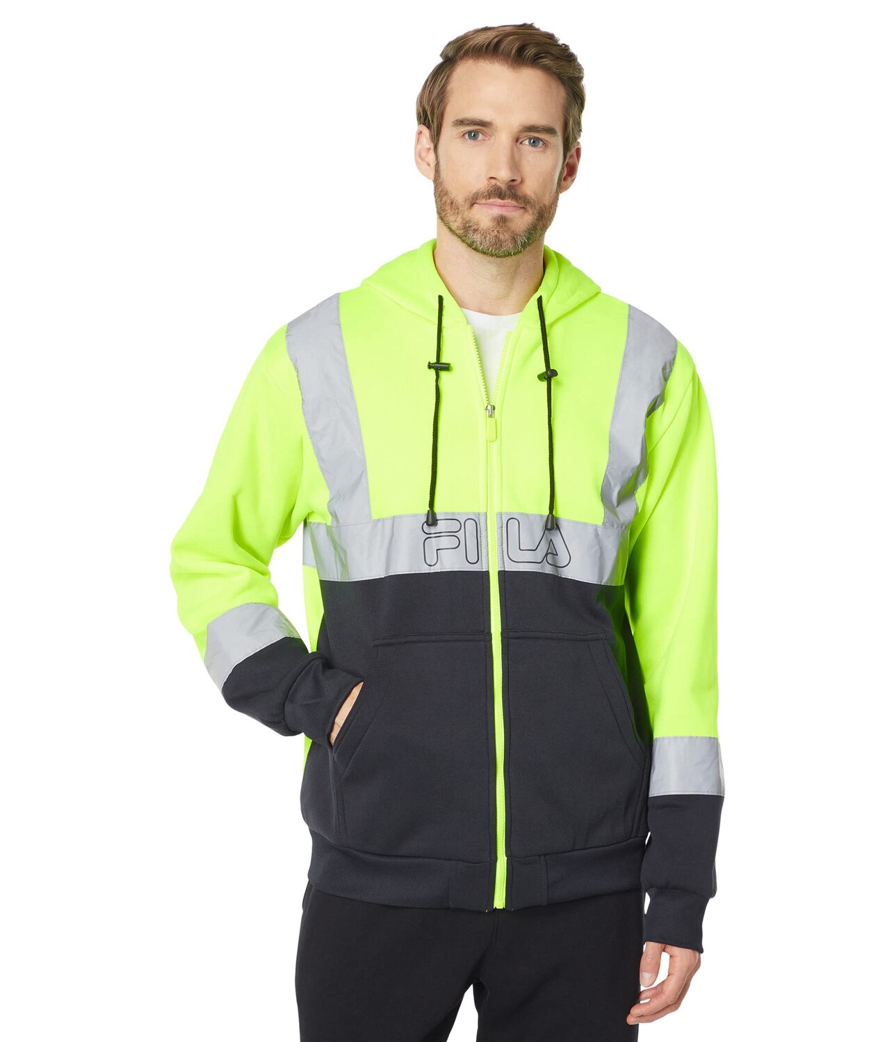 Худи Fila, High-Visibility Hoodie кроссовки kawasaki zapatillas safety yellow