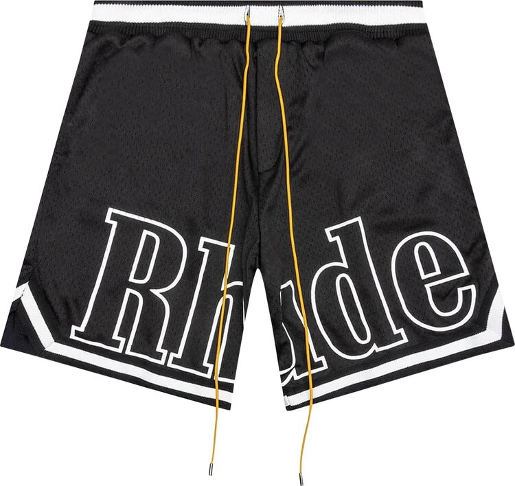 

Шорты Rhude Court Logo Short 'Black', черный