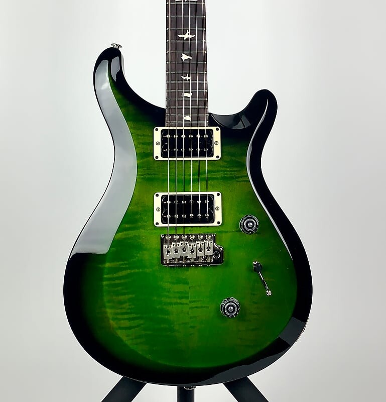 

PRS S2 Custom 24 Emerald Green Burst с черной пленкой