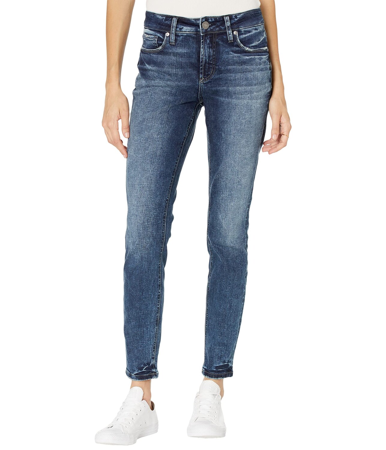 

Джинсы Silver Jeans Co., Elyse Mid-Rise Skinny Jeans L03116EGX427