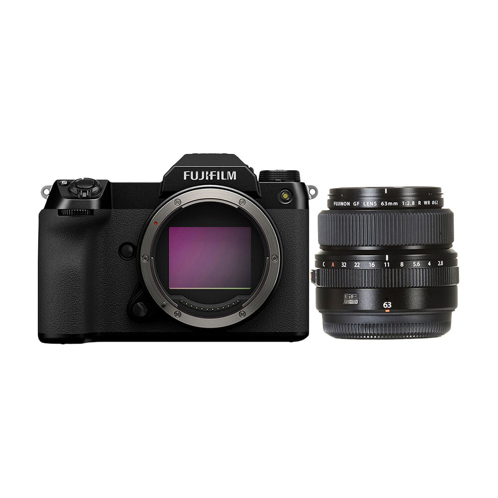 

Фотоаппарат Fujifilm GFX 100S Body + GF 63mm f/2.8 R WR, черный