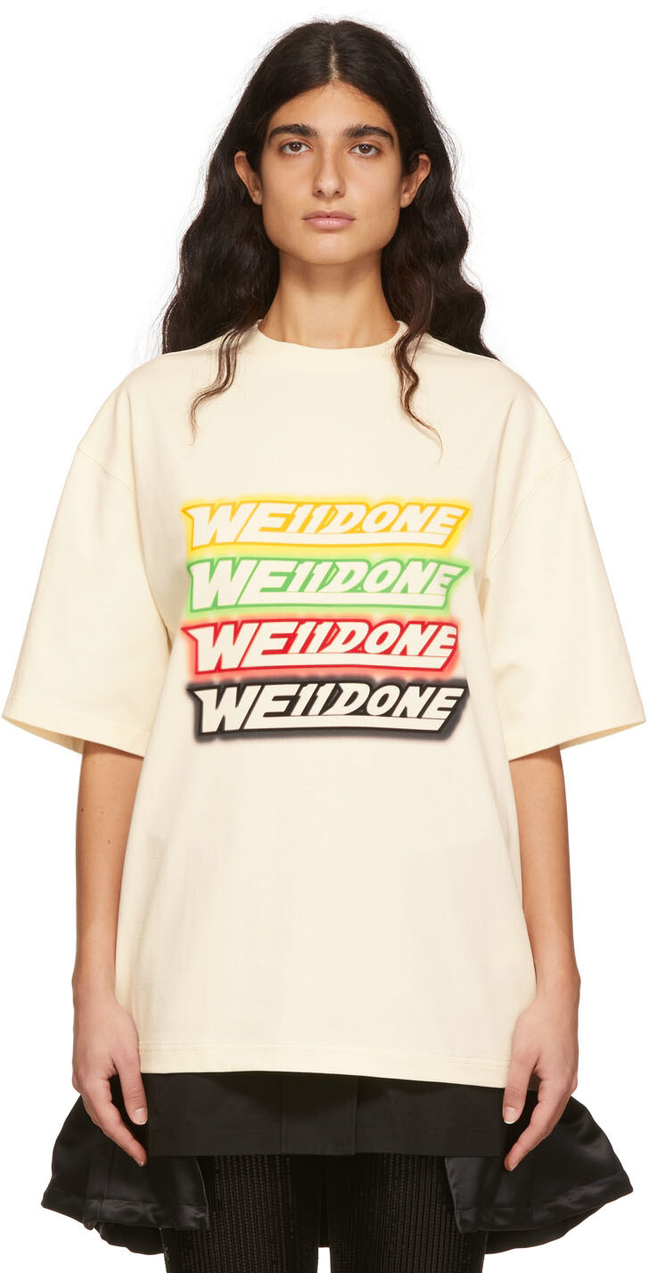 

Хлопковая футболка Off-White We11done