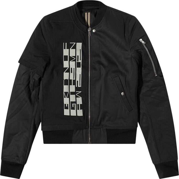 

Бомбер Rick Owens Woven Padded Bomber 'Black', черный