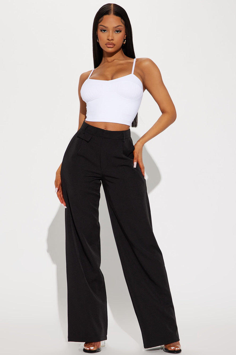 

Брюки Fashion Nova P16104CWPD, черный