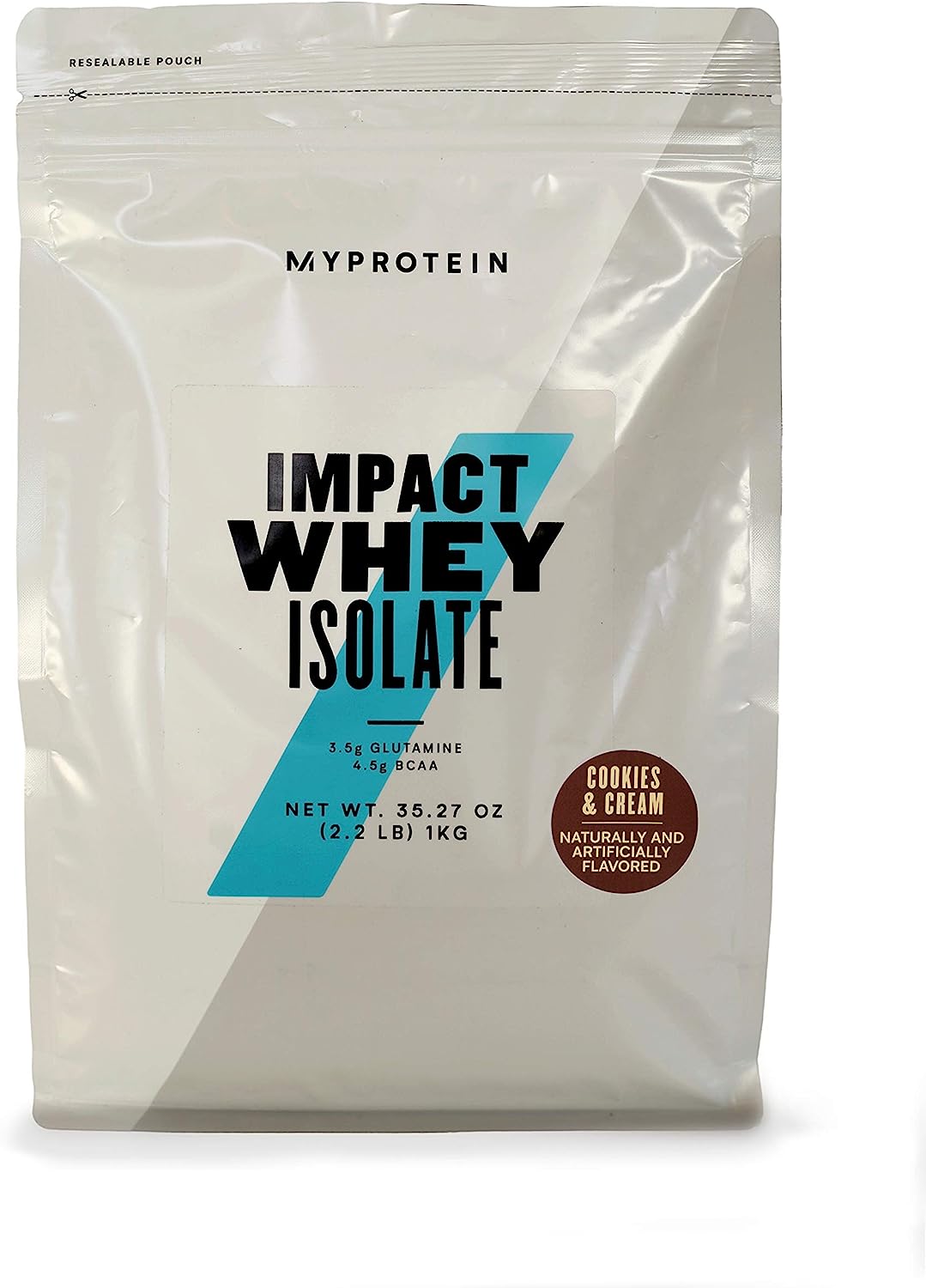 Изолят сывороточного белка Myprotein Impact Whey Isolate, 1000 гр, печенье& мороженое