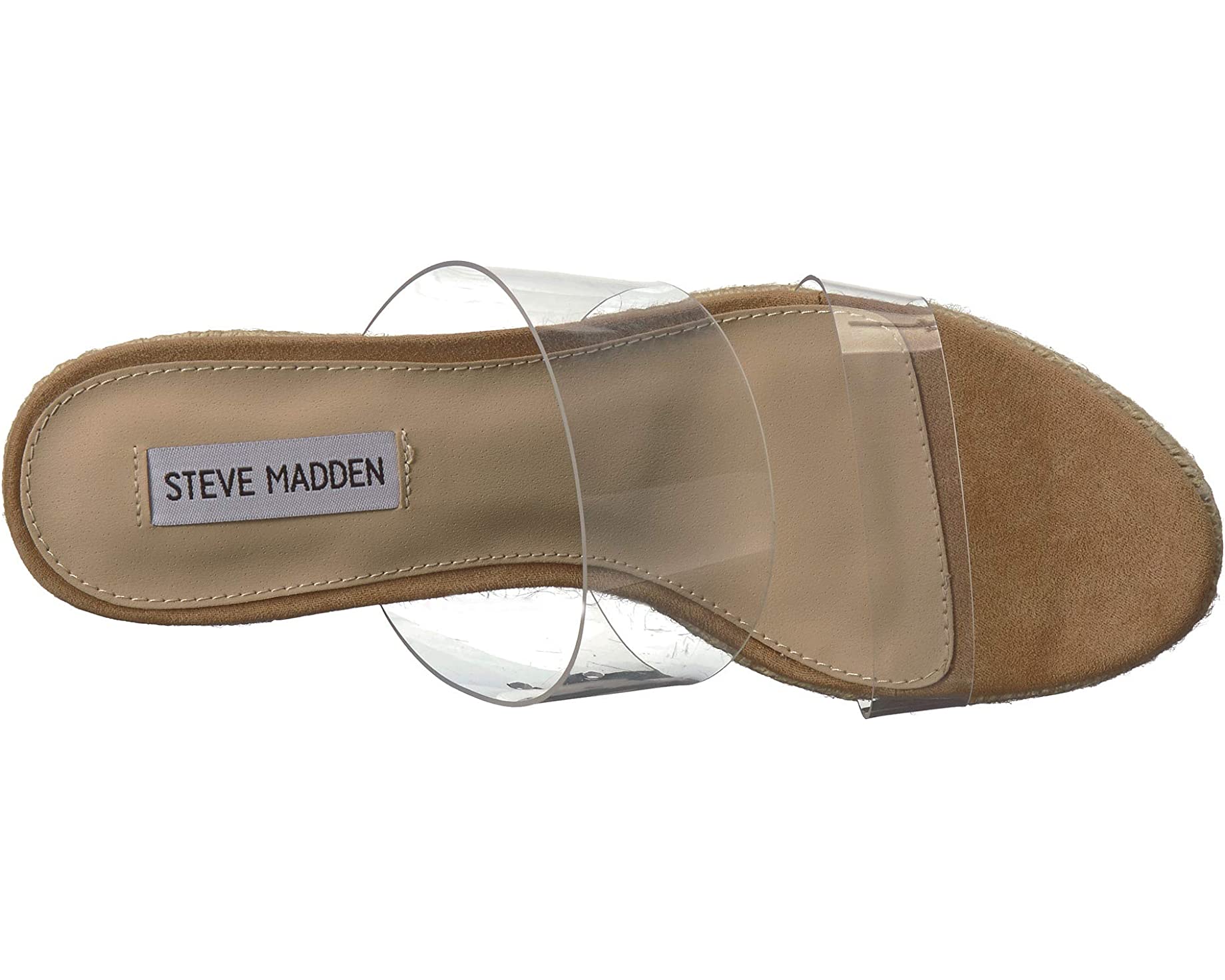 Туфли на каблуках Sunrise Wedge Sandal Steve Madden, прозрачный туфли на каблуках lessa sandal steve madden черный