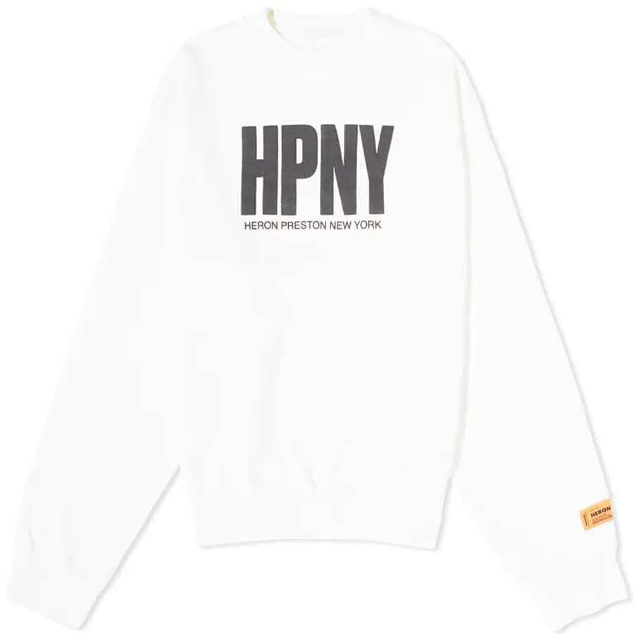 

Свитшот Heron Preston HPNY Crew Sweat, белый/черный