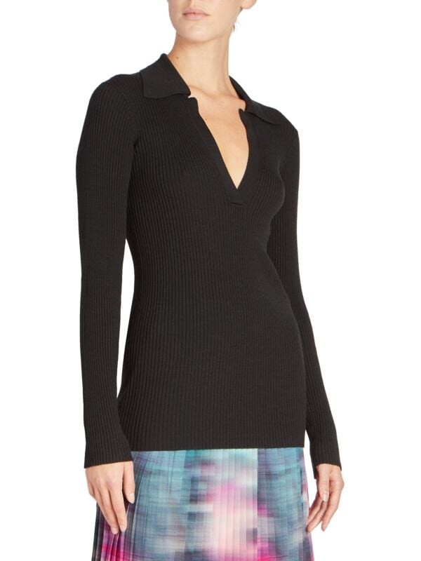 

Свитер Dries Van Noten Jella из шерсти мериноса, черный