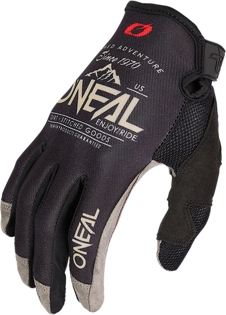 Перчатки Oneal Mayhem Nanofront Dirt для мотокросса, черный/фиолетовый/бежевый