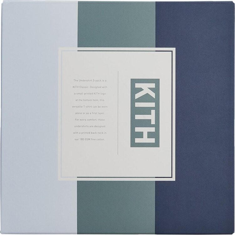 

Комплект футболок Kith 3 Pack Undershirt 'Cavan', разноцветный, Серый
