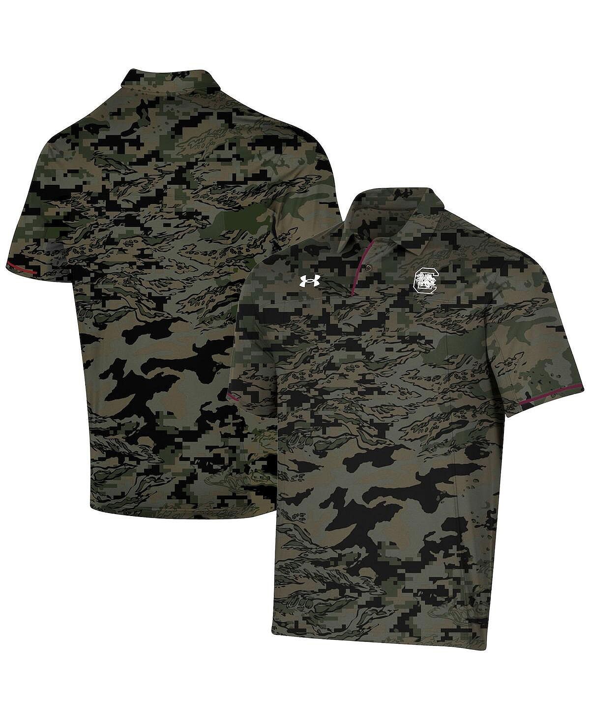 

Мужская рубашка поло с камуфляжным принтом south carolina gamecocks freedom Under Armour
