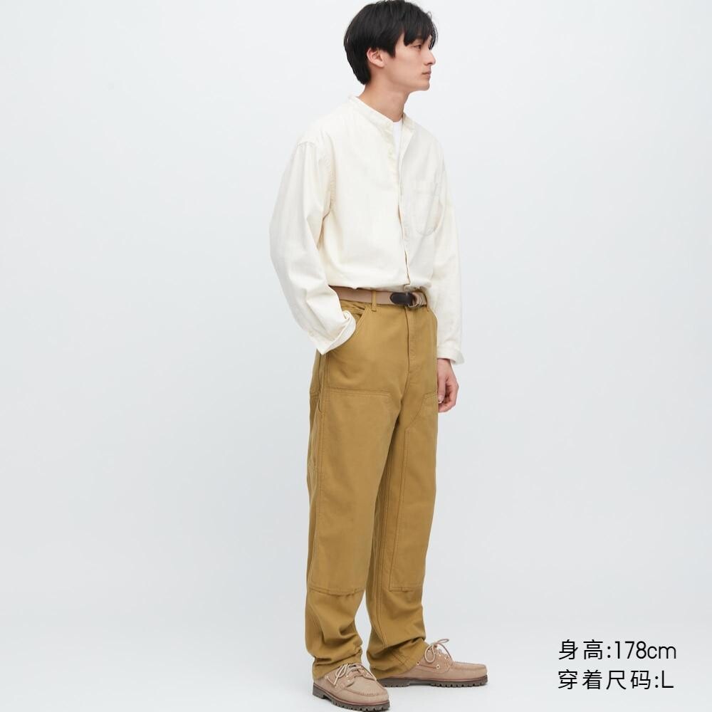 

Брюки повседневные унисекс Uniqlo, кэмел