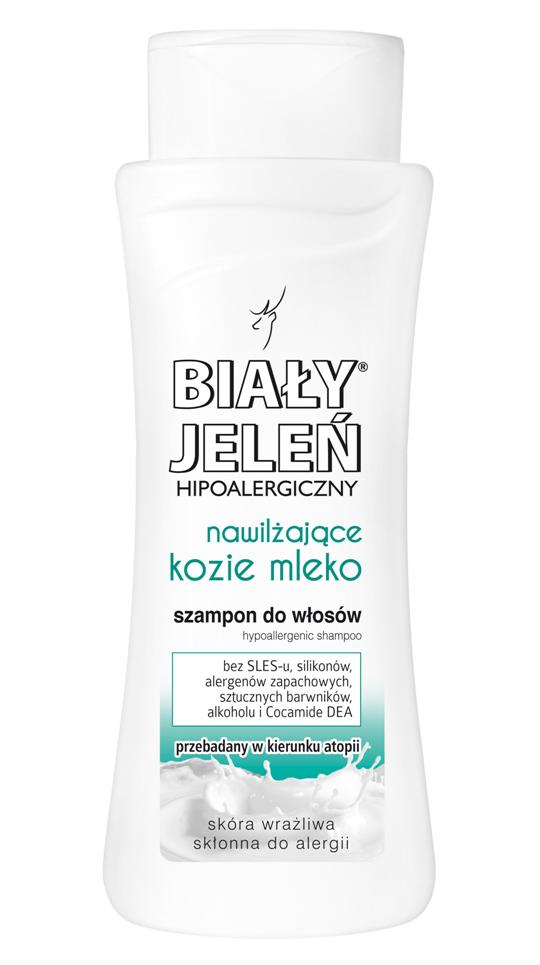 Biały Jeleń Гипоаллергенный шампунь для волос с козьим молоком 300мл