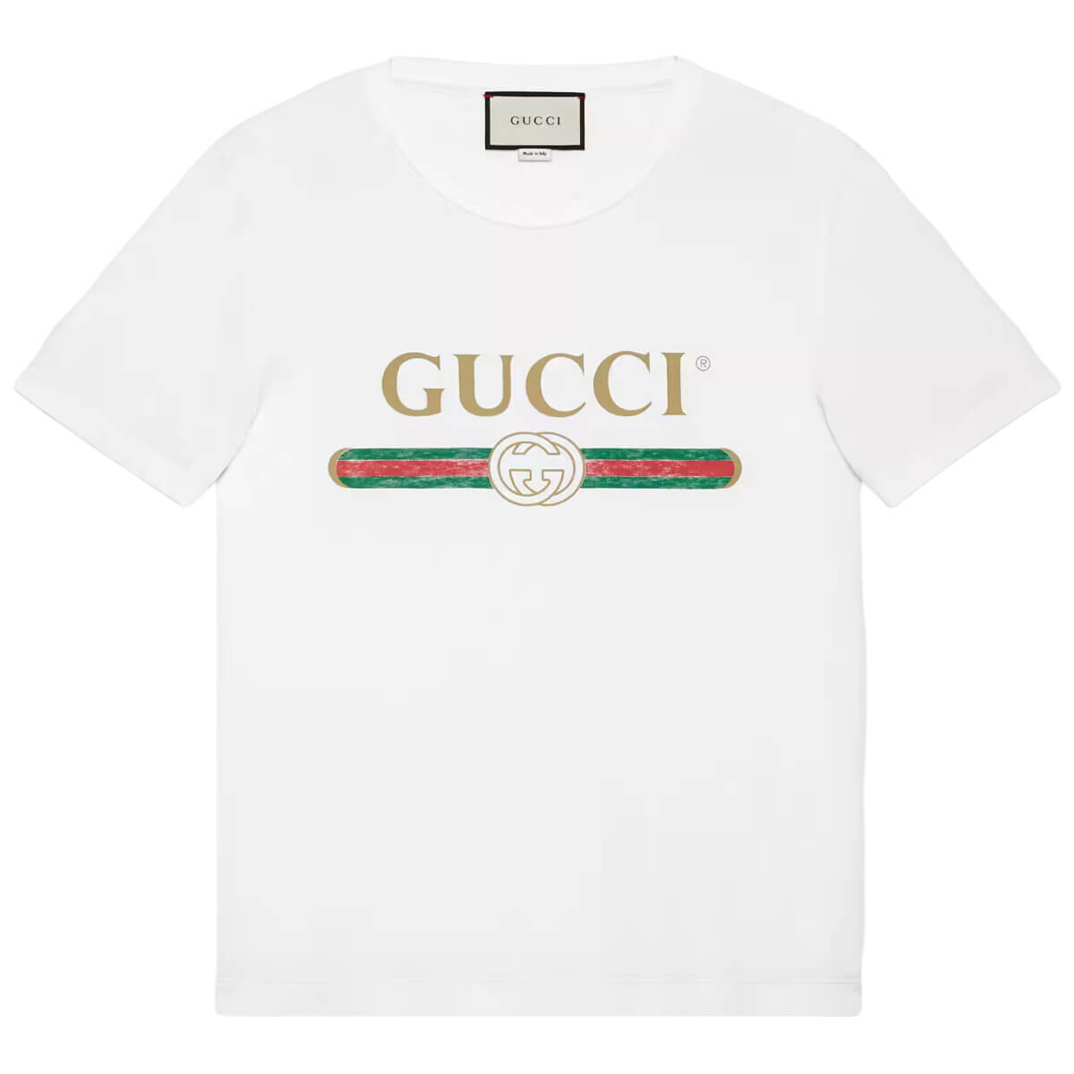 

Футболка Gucci Oversized Logo, белый
