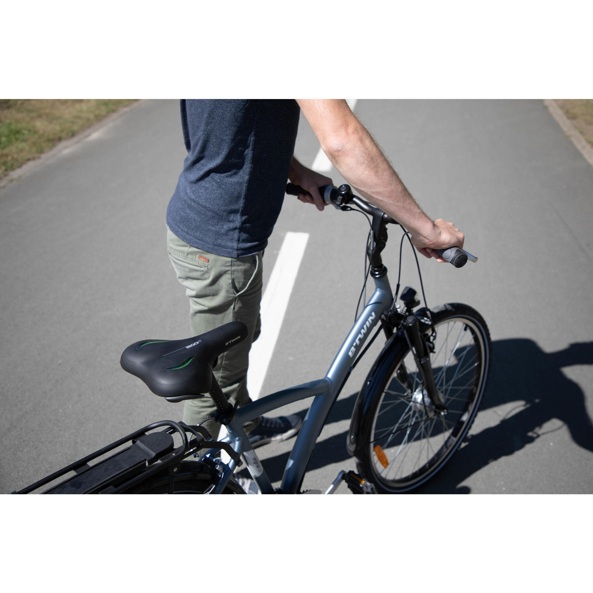 Velo trekking homme decathlon sale