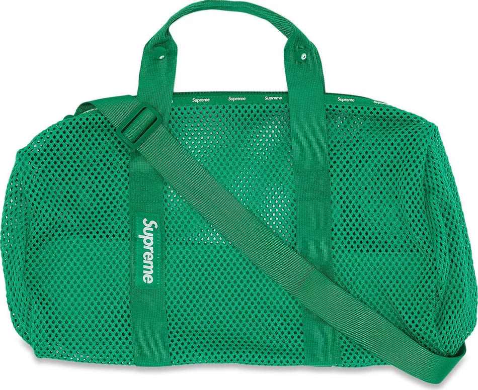 цена Сетчатая спортивная сумка Supreme, зеленый