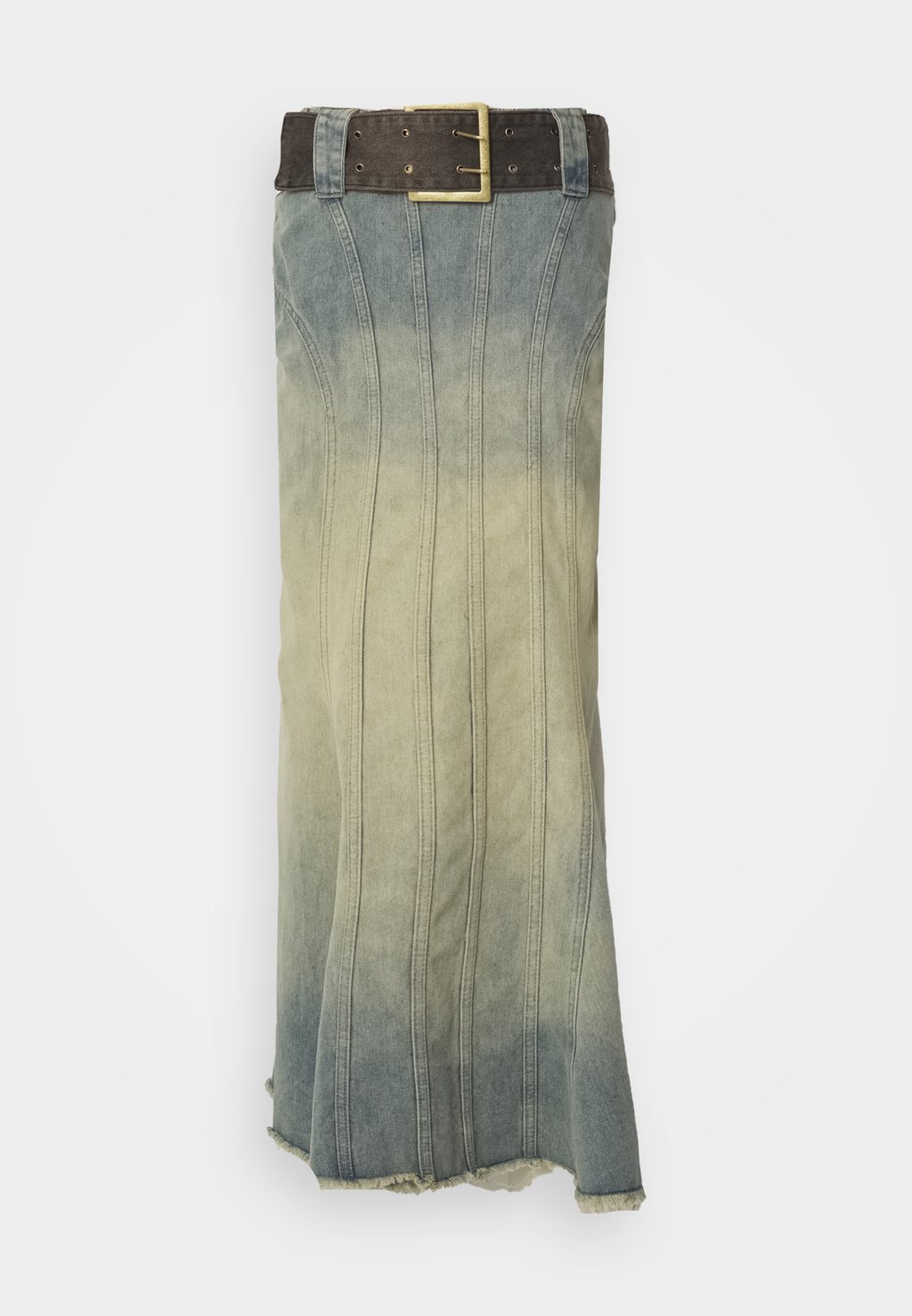 Длинная юбка Fishtail Skirt Jaded London, цвет light wash