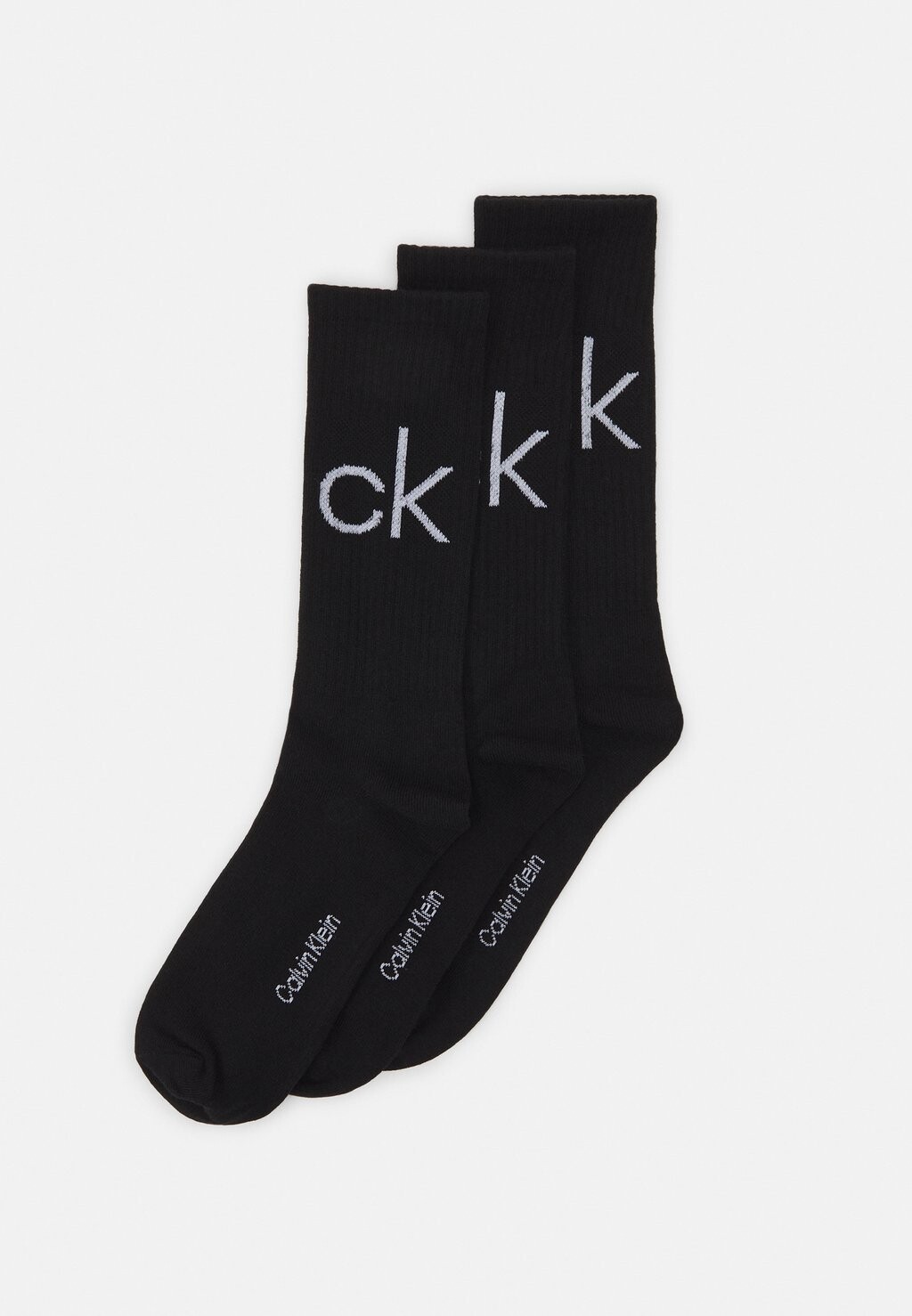 

Носки MENS CASUAL CREW 3 PACK Calvin Klein Underwear, черный
