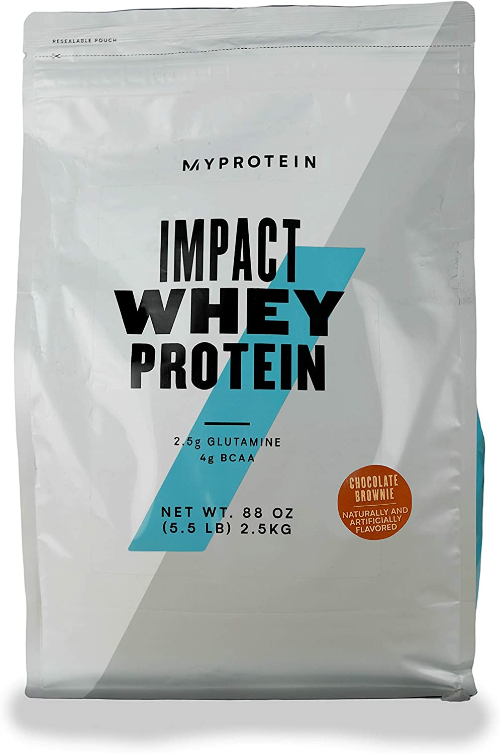Сывороточный протеин Myprotein Impact Whey, 2500 г, шоколадный брауни