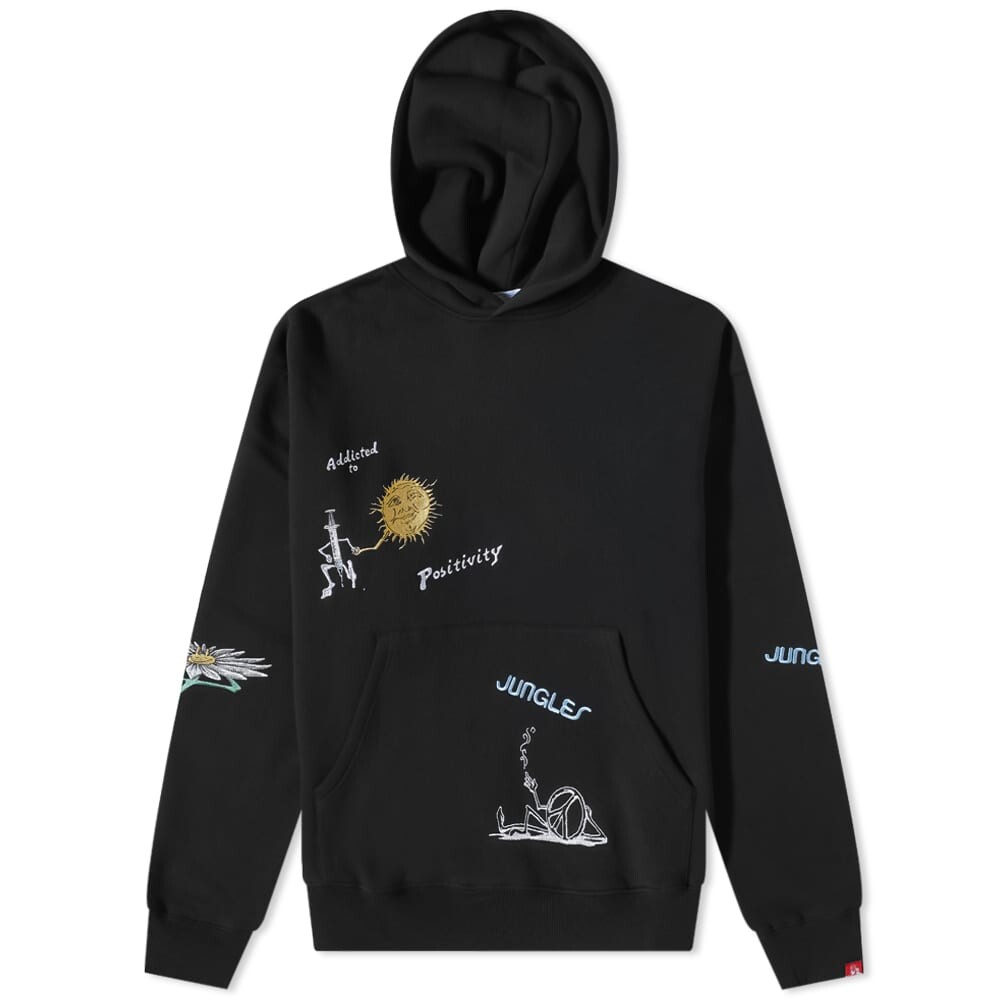 

Толстовка Jungles Jungles Addicted To Positivity Hoody, Черный