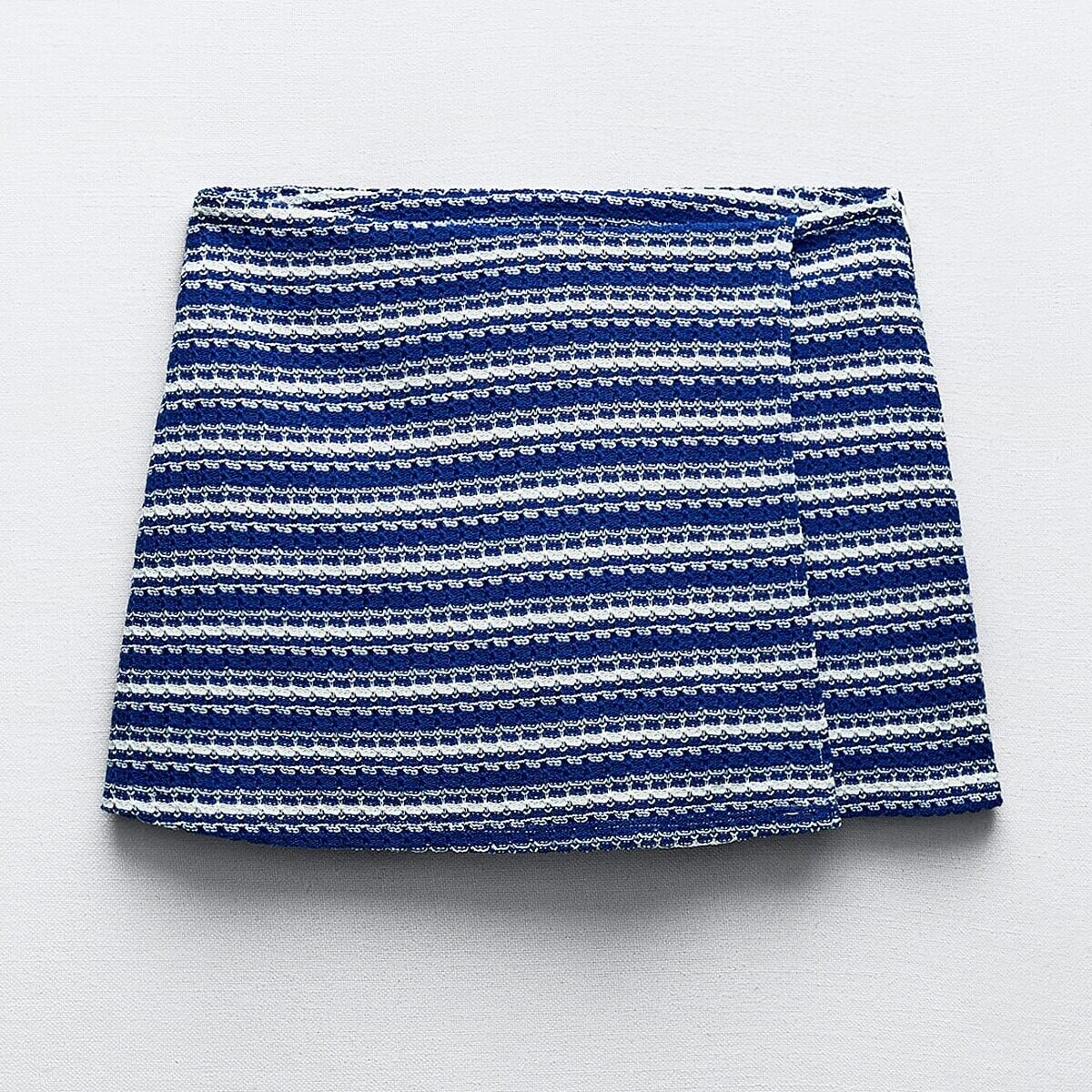 

Шорты Zara Rustic Wrap, синий/белый