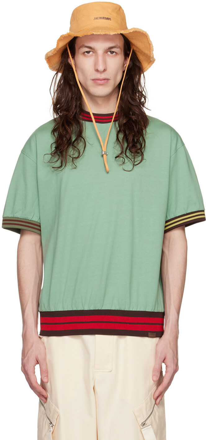 

Зеленая футболка Le T-Shirt Joga Jacquemus, Зеленый
