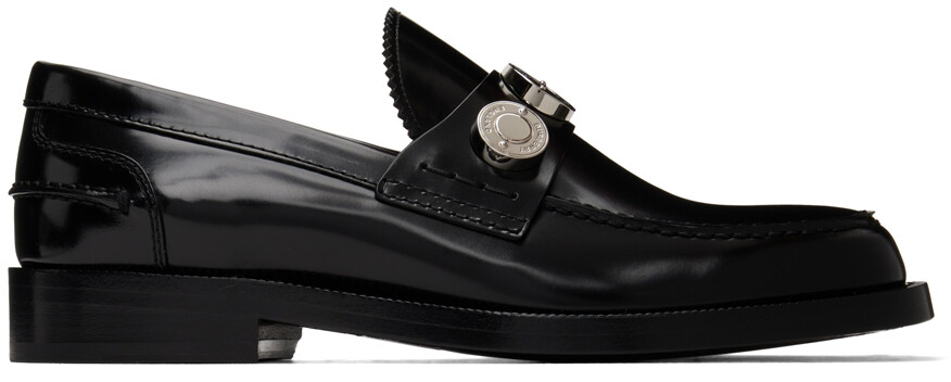 

Черные лоферы Fred Burberry