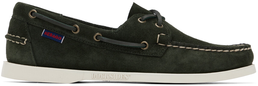 

Зеленые топсайдеры Portland Sebago