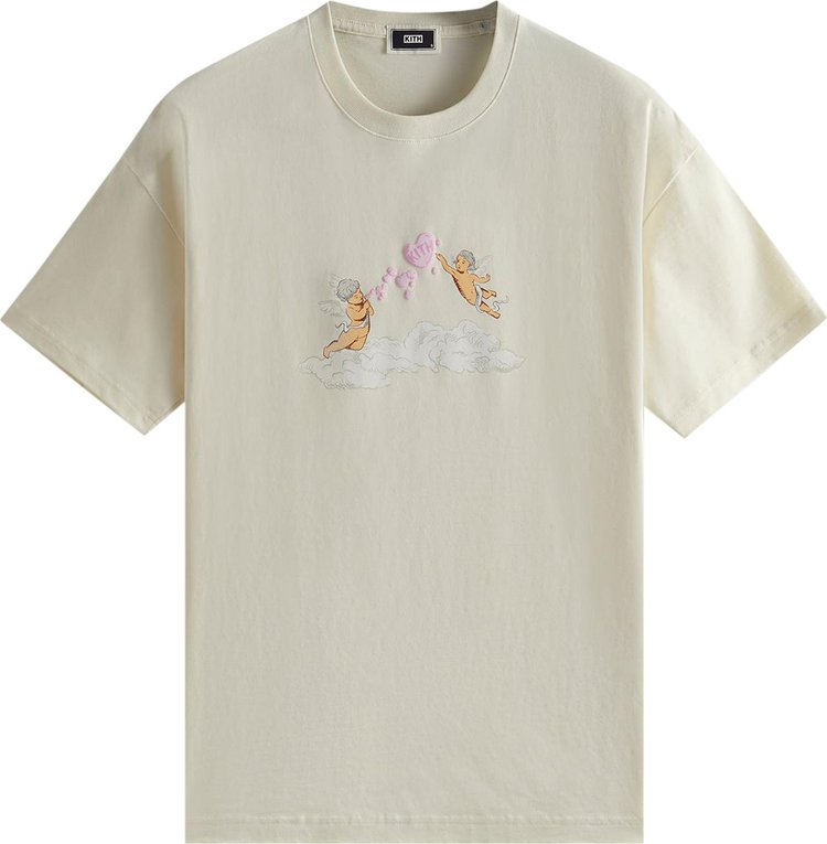 Футболка Kith Cupid III Vintage Tee 'Sandrift', желтый - фото