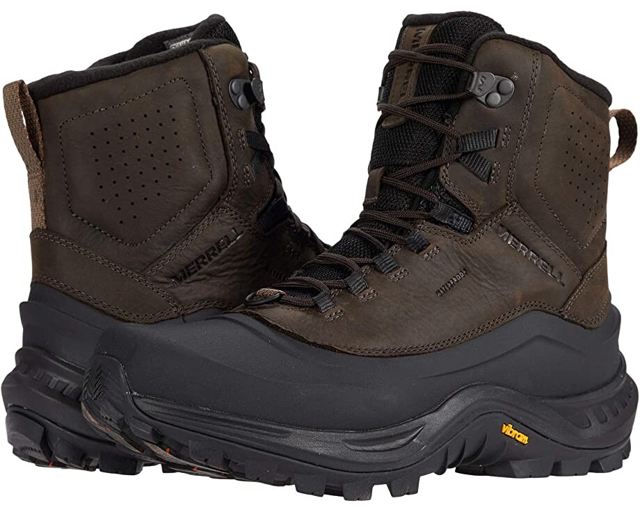 

Ботинки Thermo Overlook 2 Mid Waterproof Merrell, сил браун