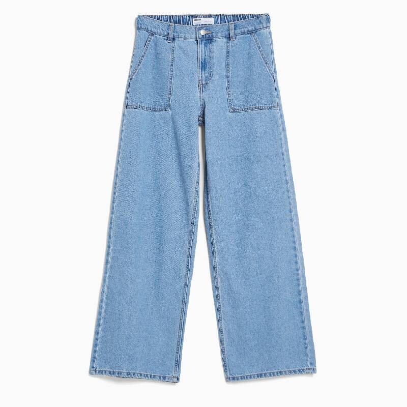 

Джинсы Bershka With Elasticated Waistband, синий