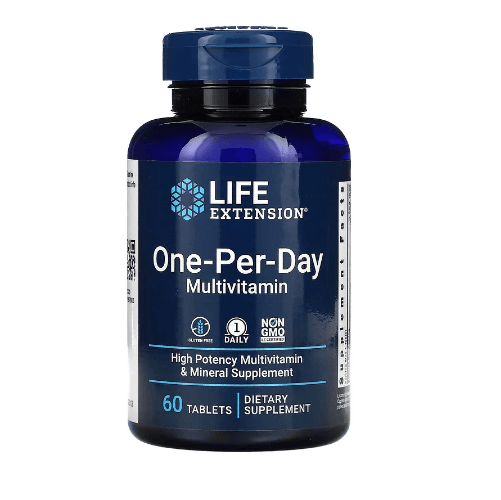Мультивитамины One-Per-Day 60 таблеток Life Extension мультивитамины one per day 60 таблеток life extension