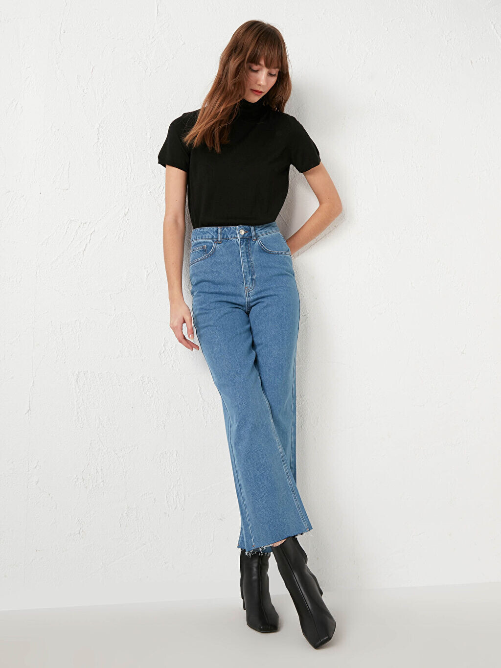 

Джинсы с высокой талией LCW Modest