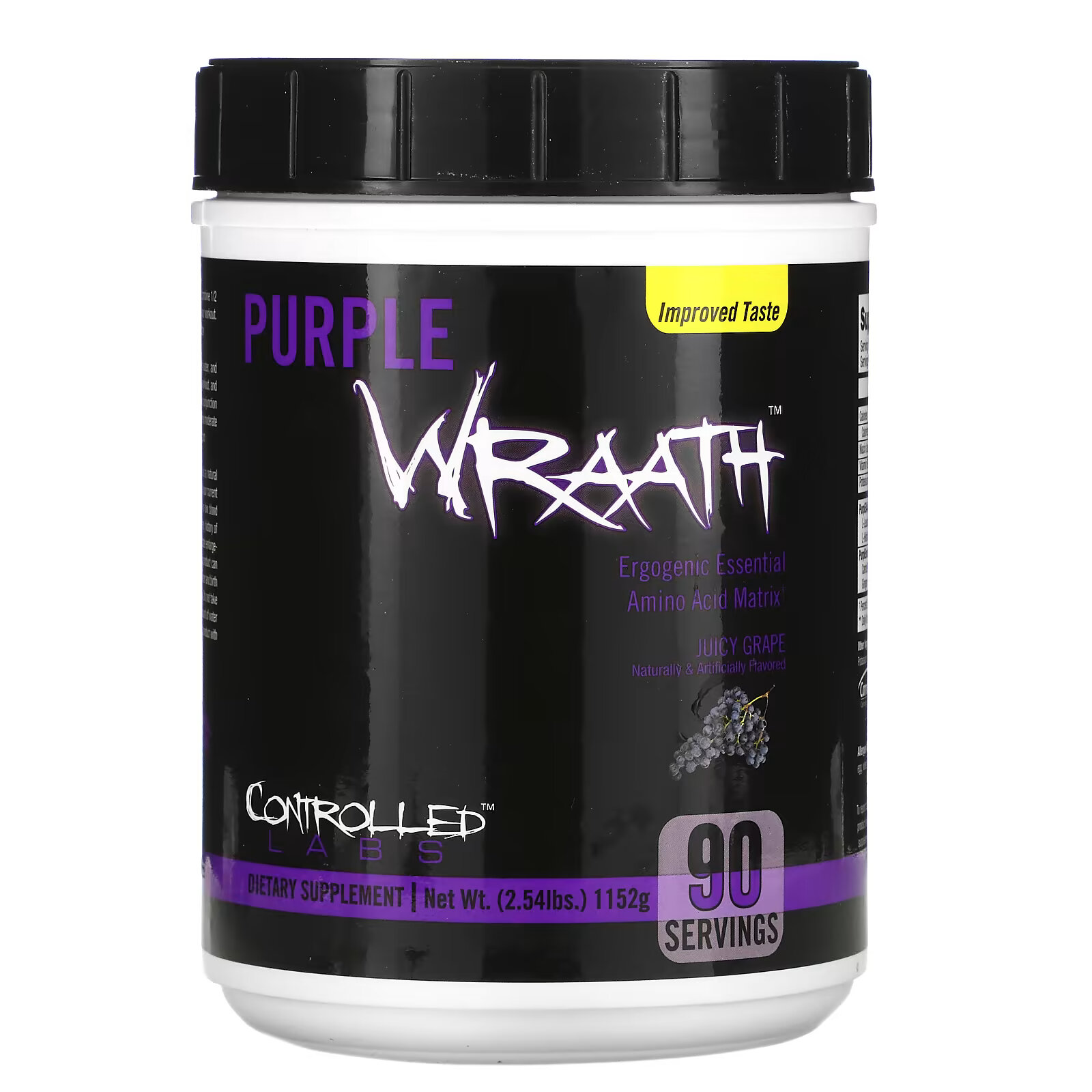 controlled labs purple wraath фиолетовый лимонад 384 г 13 5 унции Controlled Labs, Purple Wraath, сочный виноград, 1084 г