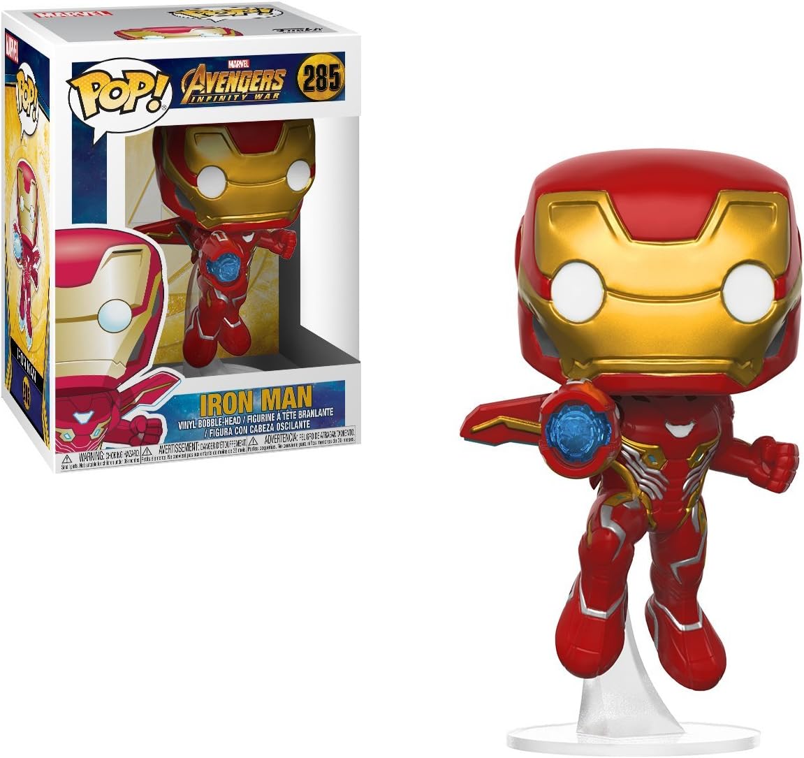 Фигурка Funko POP! Marvel: Avengers Infinity War - Iron Man, Multicolor брелок для ключей железный человек из металла