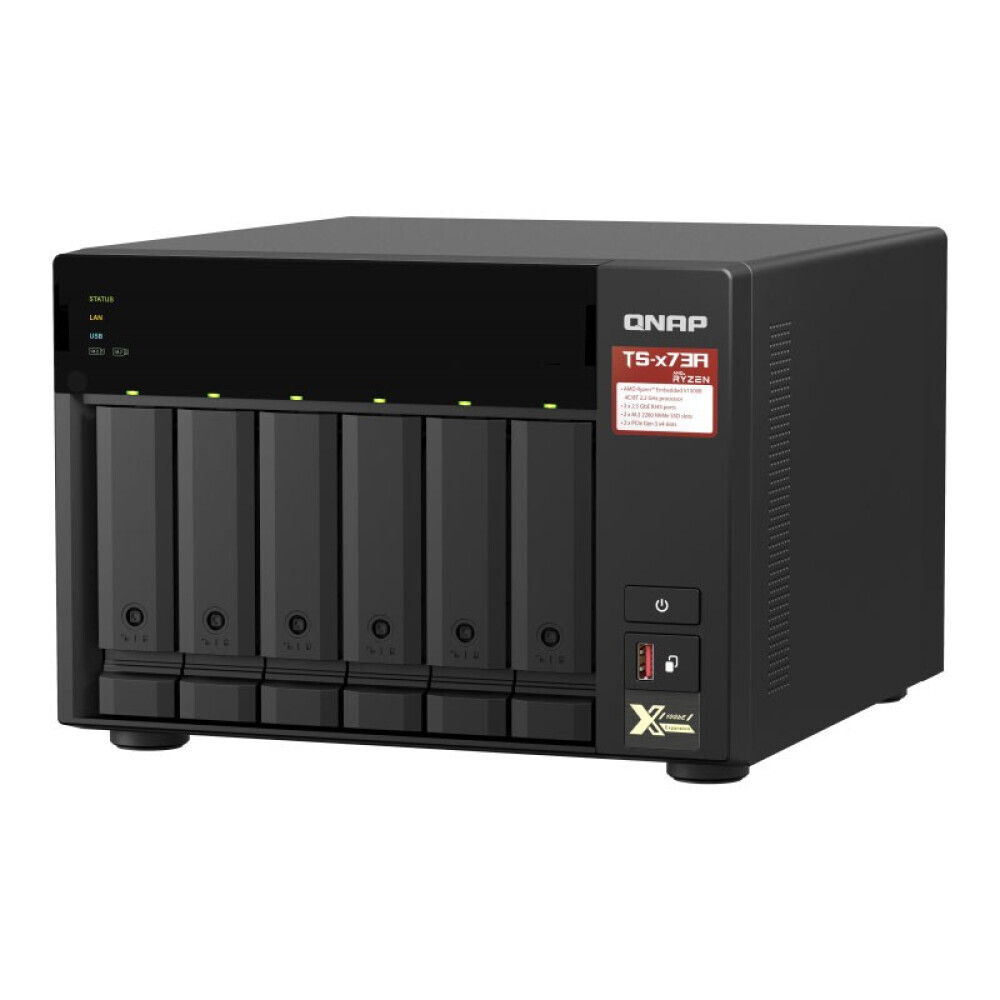 

Сетевое хранилище Wei Unicom QNAP TS-673A 8G 6-дисковое с Western Digital Enterprise 8T