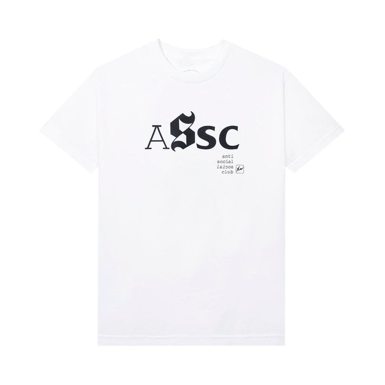 Футболка Anti Social Social Club x Fragment Type A Tee 'White', белый - фото