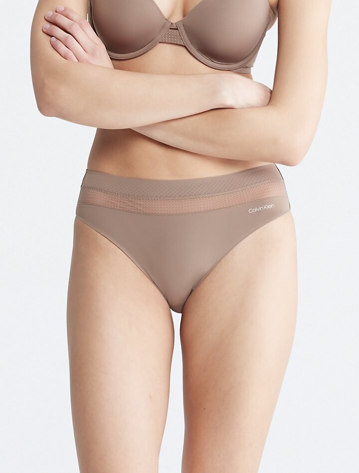 

Идеально облегающее бикини Flex Calvin Klein, коричневый