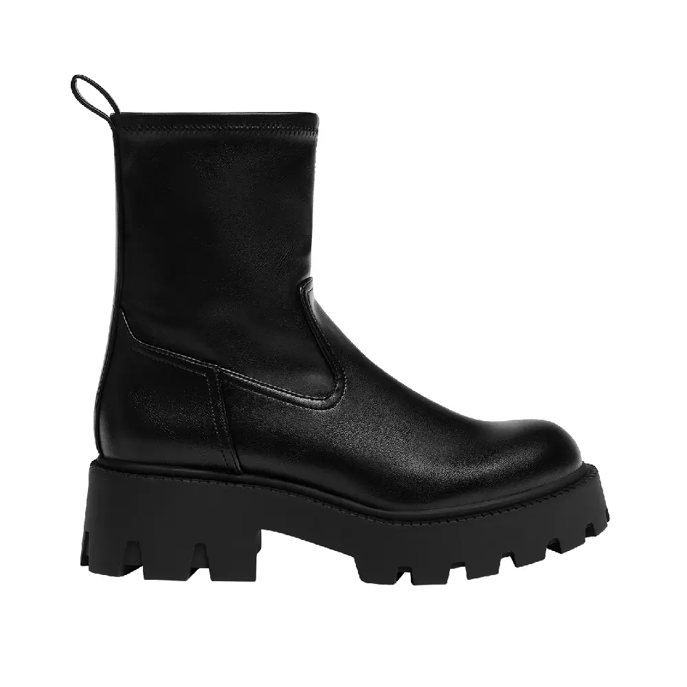 

Ботинки Pull&Bear Flat Stretch Ankle, черный