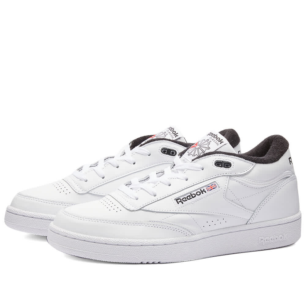 

Кроссовки Reebok Club C Mid II, белый/темно-коричневый