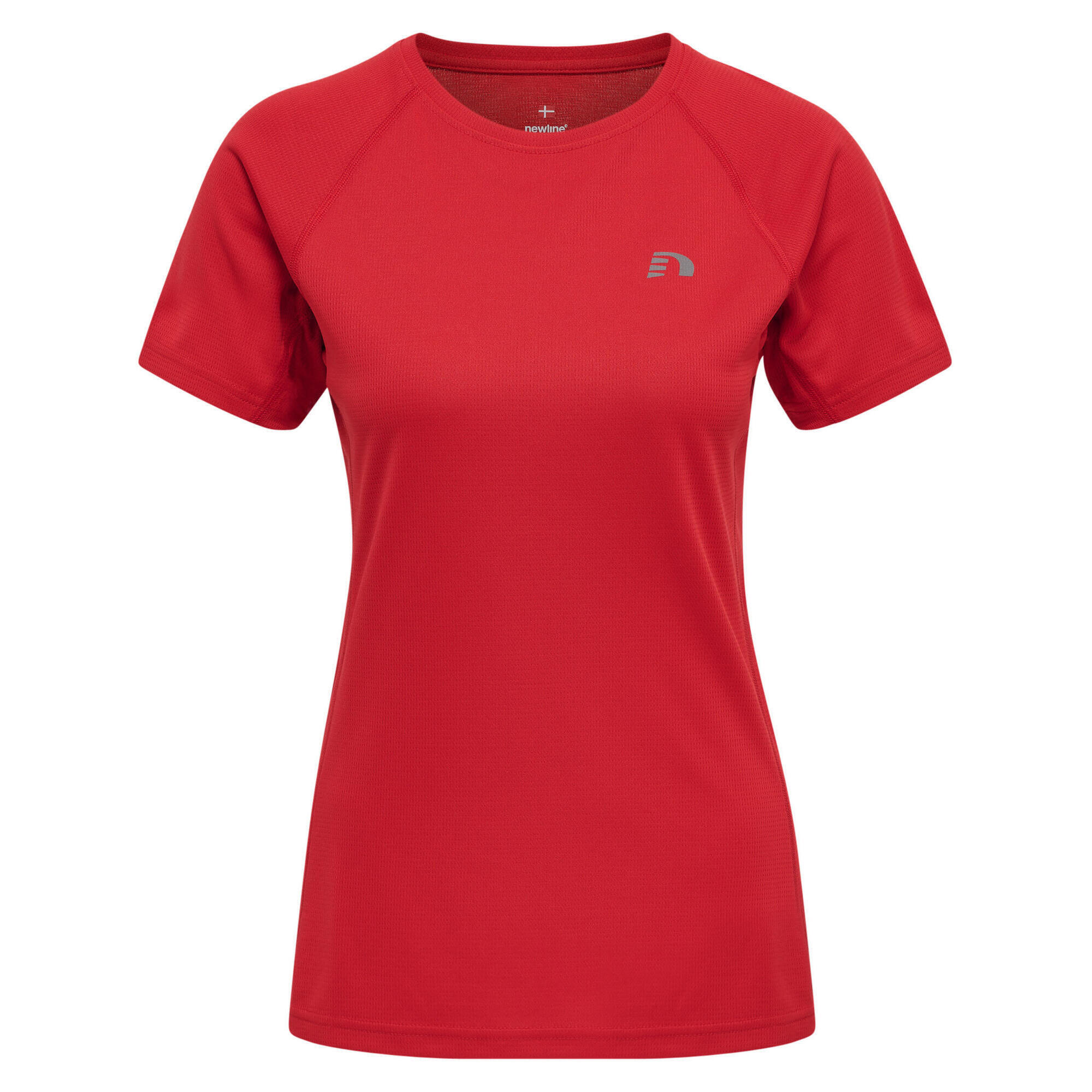 Женская футболка для бега Core S/S Футболка S/S Ladies NEWLINE, малиновый красный/красный/красный