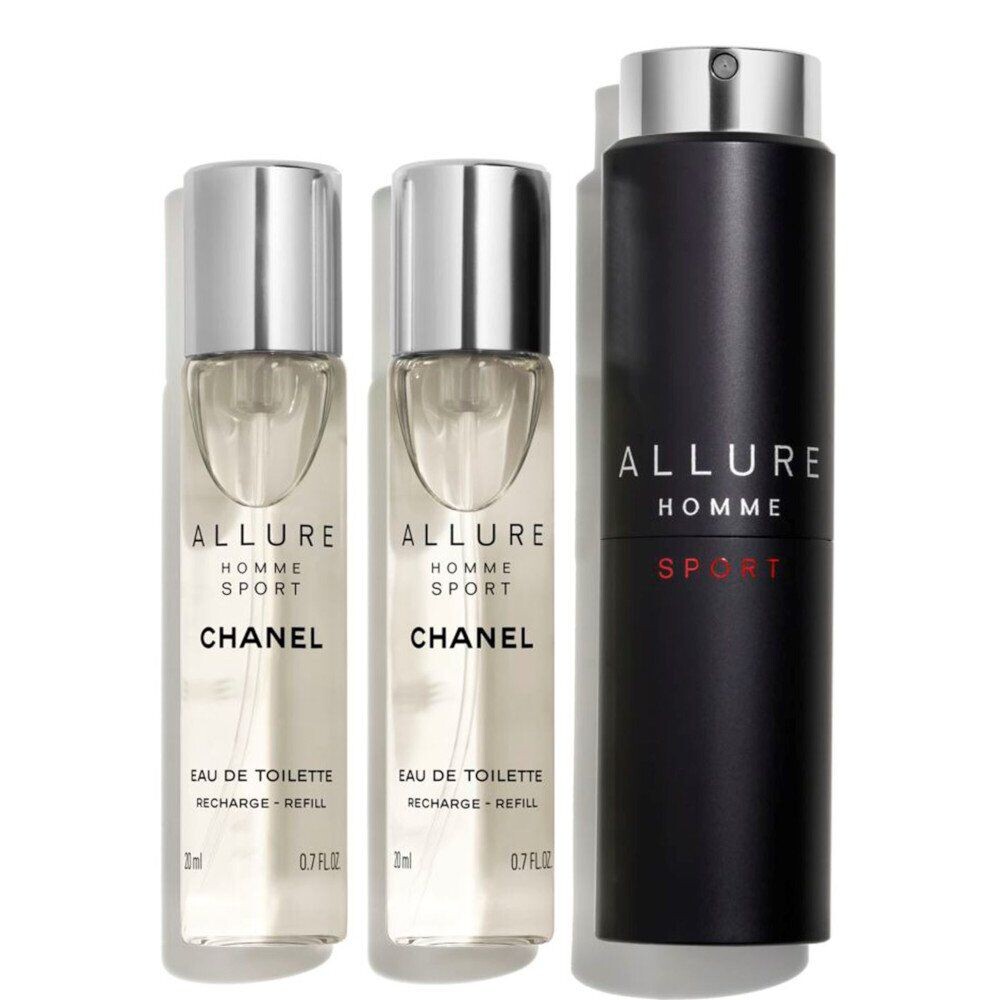 

Chanel Allure Homme Sport набор: туалетная вода для мужчин, 3x20 мл/1 упаковка.